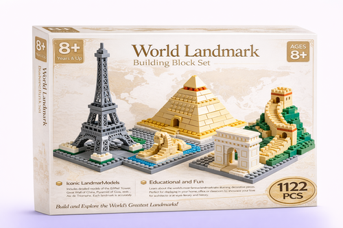 World Landmark Building Block Set