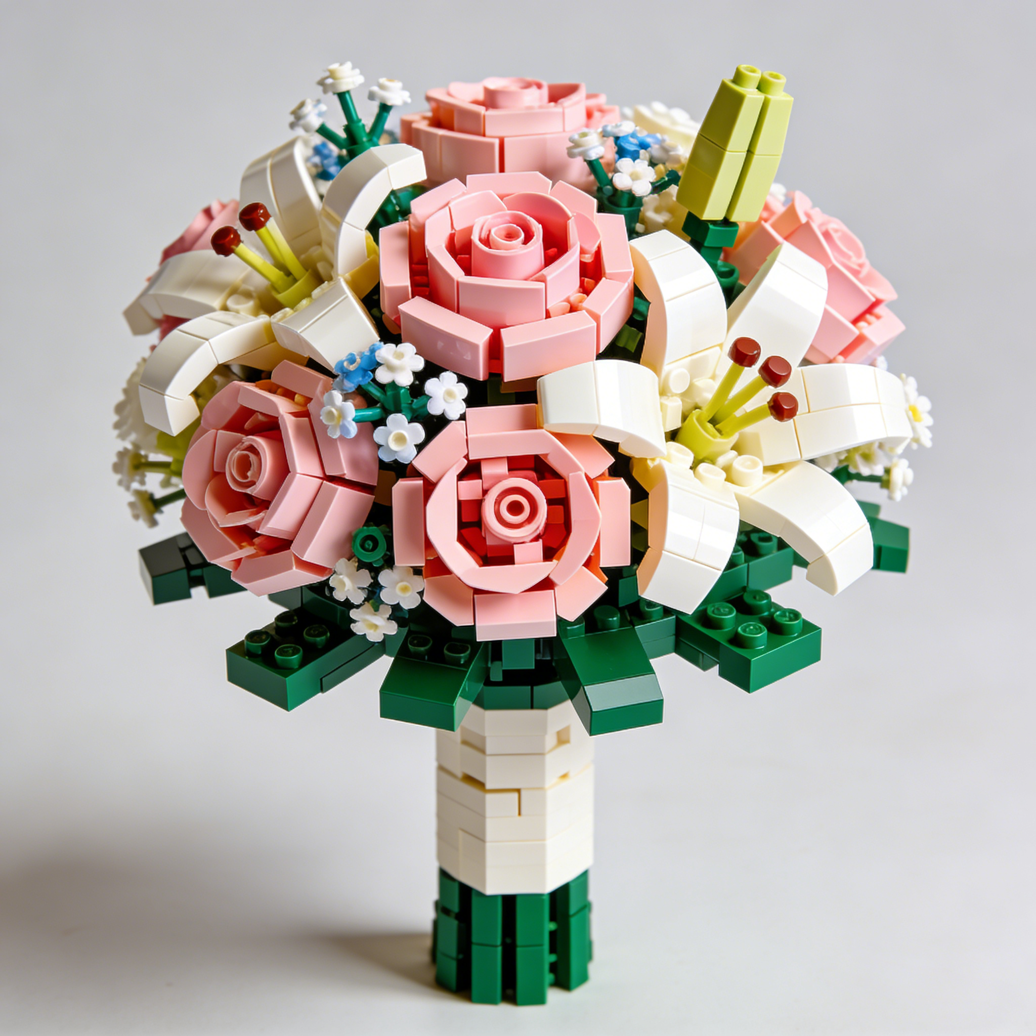 Flower Bouquet Building Block Set